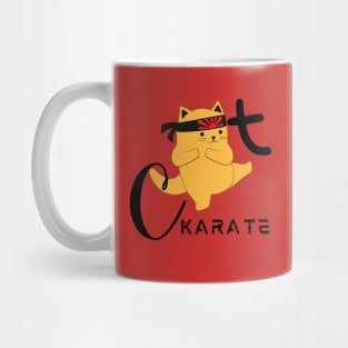 Cute KARATE Cat Mug